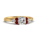 Thumbnail 70 - pear-accented-asscher-cut-diamond-ring-with-ruby-in-FD9289ASRGRUDRANGLE3-NL-YG