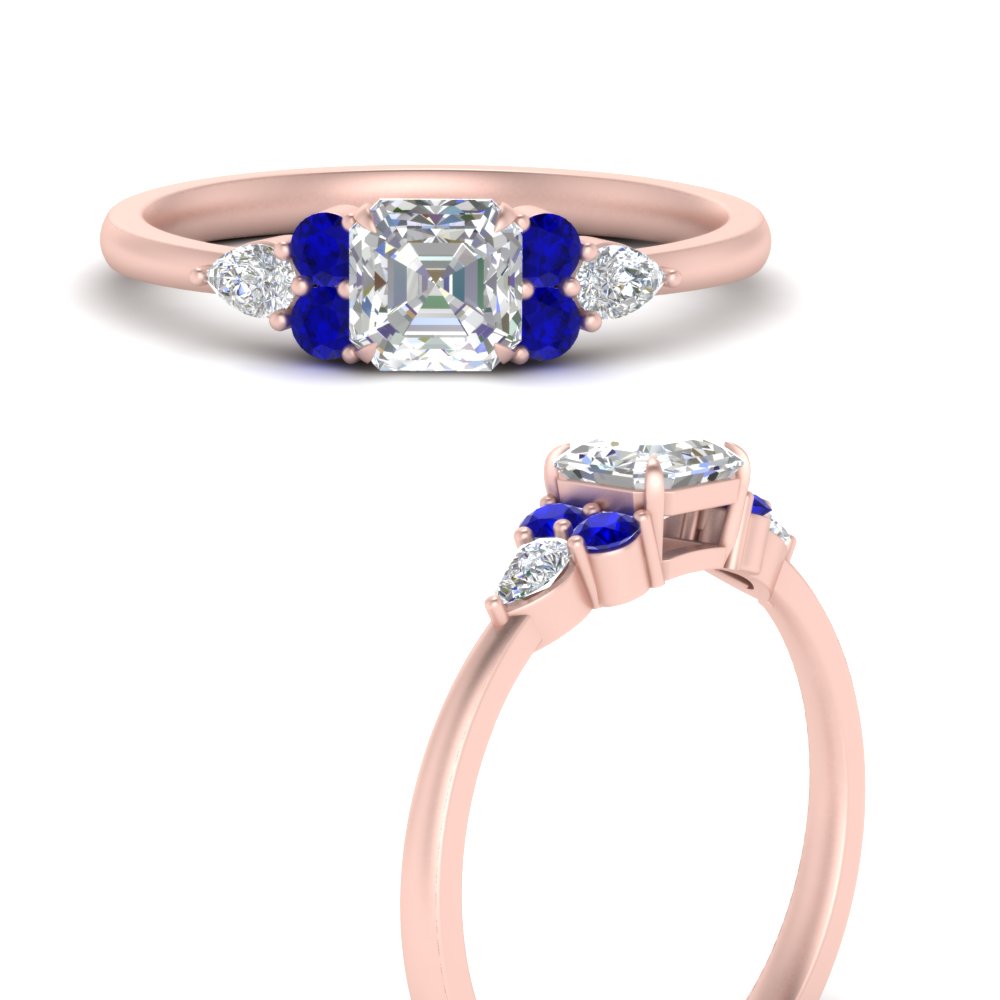 pear-accented-asscher-cut-diamond-ring-with-sapphire-in-FD9289ASRGSABLANGLE3-NL-RG