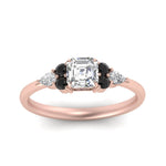 Load image into Gallery viewer, pear-accented-asscher-cut-diamond-ring-with-black-diamond-in-FD9289ASRGBLACKANGLE3-NL-RG
