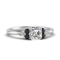 Thumbnail 34 - pear-accented-asscher-cut-diamond-ring-with-black-diamond-in-FD9289ASRGBLACKANGLE3-NL-WG