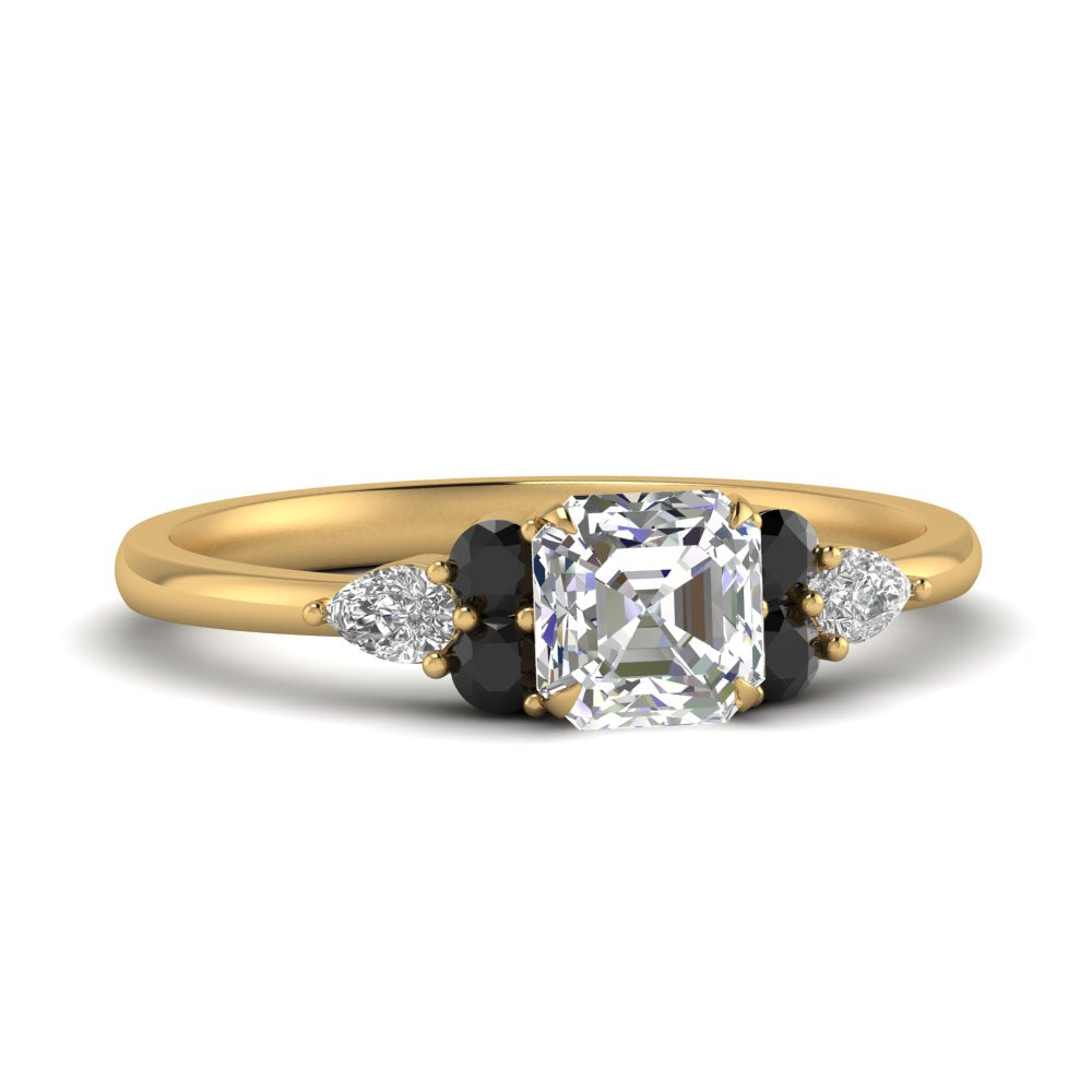 pear-accented-asscher-cut-diamond-ring-with-black-diamond-in-FD9289ASRGBLACKANGLE3-NL-YG