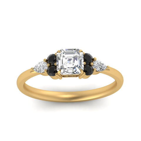 pear-accented-asscher-cut-diamond-ring-with-black-diamond-in-FD9289ASRGBLACKANGLE3-NL-YG