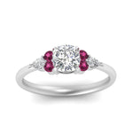 Load image into Gallery viewer, pear-accented-cushion-cut-diamond-ring-with-pink-sapphire-in-FD9289CURGSADRPIANGLE3-NL-WG
