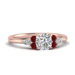Load image into Gallery viewer, pear-accented-cushion-cut-diamond-ring-with-ruby-in-FD9289CURGRUDRANGLE3-NL-RG
