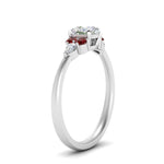 Load image into Gallery viewer, pear-accented-cushion-cut-diamond-ring-with-ruby-in-FD9289CURGRUDRANGLE3-NL-WG

