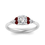 Load image into Gallery viewer, pear-accented-cushion-cut-diamond-ring-with-ruby-in-FD9289CURGRUDRANGLE3-NL-WG
