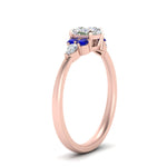 Load image into Gallery viewer, pear-accented-cushion-cut-diamond-ring-with-sapphire-in-FD9289CURGSABLANGLE3-NL-RG

