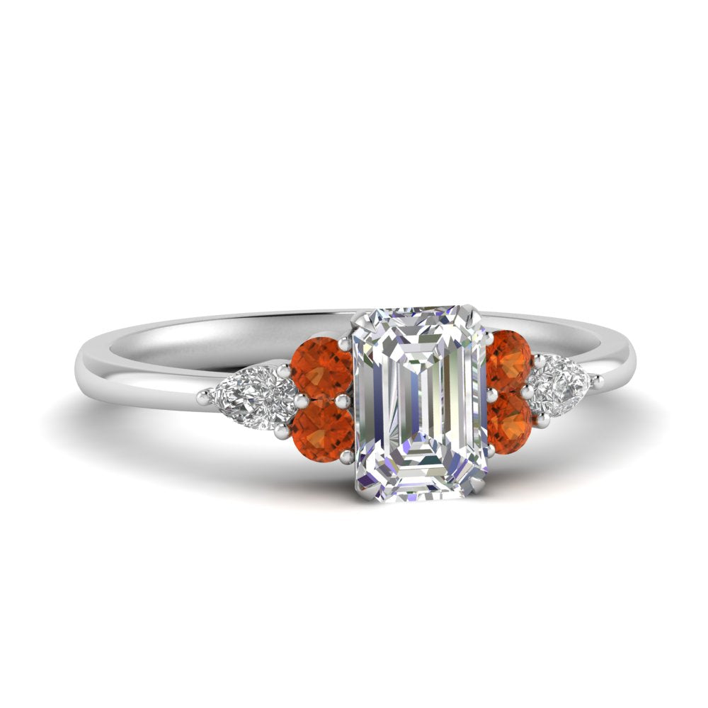 pear-accented-emerald-cut-diamond-ring-with-orange-sapphire-in-FD9289EMRGSAORANGLE3-NL-WG