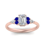 Load image into Gallery viewer, pear-accented-emerald-cut-diamond-ring-with-sapphire-in-FD9289EMRGSABLANGLE3-NL-RG
