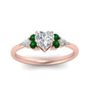 Load image into Gallery viewer, pear-accented-heart-shaped-diamond-ring-with-emerald-in-FD9289HTRGEMGRANGLE3-NL-RG
