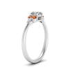 Load image into Gallery viewer, pear-accented-heart-shaped-diamond-ring-with-orange-sapphire-in-FD9289HTRGSAORANGLE3-NL-WG