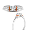 Load image into Gallery viewer, pear-accented-heart-shaped-diamond-ring-with-orange-sapphire-in-FD9289HTRGSAORANGLE3-NL-WG