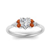Load image into Gallery viewer, pear-accented-heart-shaped-diamond-ring-with-orange-sapphire-in-FD9289HTRGSAORANGLE3-NL-WG