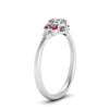 Load image into Gallery viewer, pear-accented-heart-shaped-diamond-ring-with-pink-sapphire-in-FD9289HTRGSADRPIANGLE3-NL-WG