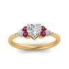 Load image into Gallery viewer, pear-accented-heart-shaped-diamond-ring-with-pink-sapphire-in-FD9289HTRGSADRPIANGLE3-NL-YG