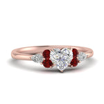 Load image into Gallery viewer, pear-accented-heart-shaped-diamond-ring-with-ruby-in-FD9289HTRGRUDRANGLE3-NL-RG
