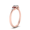 Load image into Gallery viewer, pear-accented-heart-shaped-diamond-ring-with-ruby-in-FD9289HTRGRUDRANGLE3-NL-RG