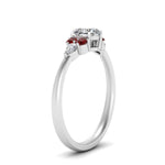 Load image into Gallery viewer, pear-accented-heart-shaped-diamond-ring-with-ruby-in-FD9289HTRGRUDRANGLE3-NL-WG
