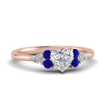 Load image into Gallery viewer, pear-accented-heart-shaped-diamond-ring-with-sapphire-in-FD9289HTRGSABLANGLE3-NL-RG
