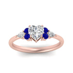 Load image into Gallery viewer, pear-accented-heart-shaped-diamond-ring-with-sapphire-in-FD9289HTRGSABLANGLE3-NL-RG
