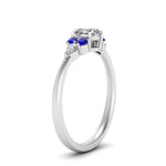 Load image into Gallery viewer, pear-accented-heart-shaped-diamond-ring-with-sapphire-in-FD9289HTRGSABLANGLE3-NL-WG
