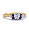 Load image into Gallery viewer, pear-accented-heart-shaped-diamond-ring-with-sapphire-in-FD9289HTRGSABLANGLE3-NL-YG