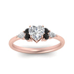 Load image into Gallery viewer, pear-accented-heart-shaped-diamond-ring-with-black-diamond-in-FD9289HTRGBLACKANGLE3-NL-RG
