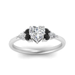 Load image into Gallery viewer, pear-accented-heart-shaped-diamond-ring-with-black-diamond-in-FD9289HTRGBLACKANGLE3-NL-WG
