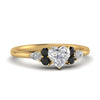 Load image into Gallery viewer, pear-accented-heart-shaped-diamond-ring-with-black-diamond-in-FD9289HTRGBLACKANGLE3-NL-YG