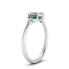 Load image into Gallery viewer, pear-accented-marquise-cut-diamond-ring-with-emerald-in-FD9289MQRGEMGRANGLE3-NL-WG