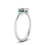 Load image into Gallery viewer, pear-accented-marquise-cut-diamond-ring-with-emerald-in-FD9289MQRGEMGRANGLE3-NL-WG

