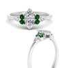 Load image into Gallery viewer, pear-accented-marquise-cut-diamond-ring-with-emerald-in-FD9289MQRGEMGRANGLE3-NL-WG