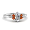 Load image into Gallery viewer, pear-accented-marquise-cut-diamond-ring-with-orange-sapphire-in-FD9289MQRGSAORANGLE3-NL-WG
