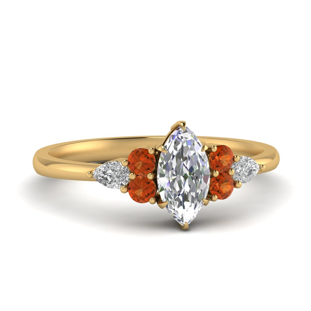 pear-accented-marquise-cut-diamond-ring-with-orange-sapphire-in-FD9289MQRGSAORANGLE3-NL-YG