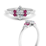 Load image into Gallery viewer, pear-accented-marquise-cut-diamond-ring-with-pink-sapphire-in-FD9289MQRGSADRPIANGLE3-NL-WG
