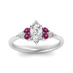 Load image into Gallery viewer, pear-accented-marquise-cut-diamond-ring-with-pink-sapphire-in-FD9289MQRGSADRPIANGLE3-NL-WG

