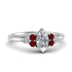 Load image into Gallery viewer, pear-accented-marquise-cut-diamond-ring-with-ruby-in-FD9289MQRGRUDRANGLE3-NL-WG
