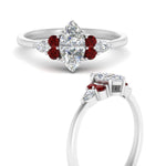 Load image into Gallery viewer, pear-accented-marquise-cut-diamond-ring-with-ruby-in-FD9289MQRGRUDRANGLE3-NL-WG
