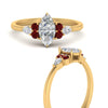 Load image into Gallery viewer, pear-accented-marquise-cut-diamond-ring-with-ruby-in-FD9289MQRGRUDRANGLE3-NL-YG