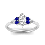 Load image into Gallery viewer, pear-accented-marquise-cut-diamond-ring-with-sapphire-in-FD9289MQRGSABLANGLE3-NL-WG
