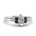 Load image into Gallery viewer, pear-accented-marquise-cut-diamond-ring-with-black-diamond-in-FD9289MQRGBLACKANGLE3-NL-WG
