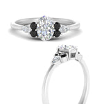 Load image into Gallery viewer, pear-accented-oval-shaped-diamond-ring-with-black-diamond-in-FD9289OVRGBLACKANGLE3-NL-WG
