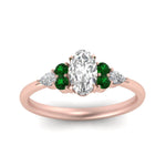 Load image into Gallery viewer, pear-accented-oval-shaped-diamond-ring-with-emerald-in-FD9289OVRGEMGRANGLE3-NL-RG
