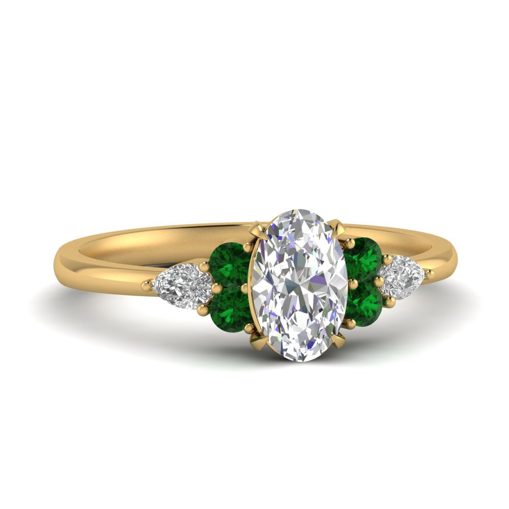pear-accented-oval-shaped-diamond-ring-with-emerald-in-FD9289OVRGEMGRANGLE3-NL-YG