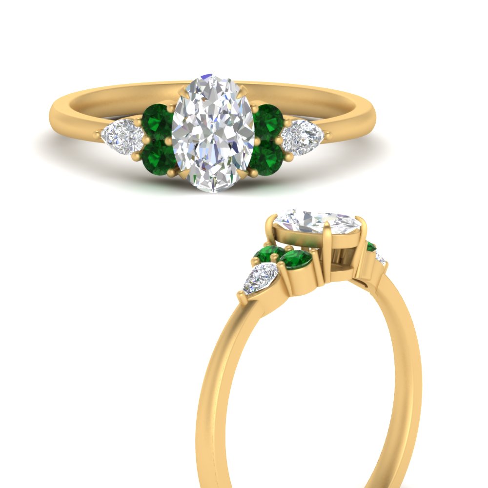 pear-accented-oval-shaped-diamond-ring-with-emerald-in-FD9289OVRGEMGRANGLE3-NL-YG