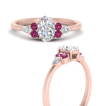 Load image into Gallery viewer, pear-accented-oval-shaped-diamond-ring-with-pink-sapphire-in-FD9289OVRGSADRPIANGLE3-NL-RG
