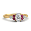 Load image into Gallery viewer, pear-accented-oval-shaped-diamond-ring-with-pink-sapphire-in-FD9289OVRGSADRPIANGLE3-NL-YG