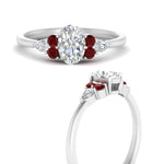 Load image into Gallery viewer, pear-accented-oval-shaped-diamond-ring-with-ruby-in-FD9289OVRGRUDRANGLE3-NL-WG
