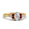Load image into Gallery viewer, pear-accented-oval-shaped-diamond-ring-with-ruby-in-FD9289OVRGRUDRANGLE3-NL-YG