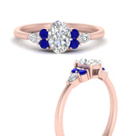 Load image into Gallery viewer, pear-accented-oval-shaped-diamond-ring-with-sapphire-in-FD9289OVRGSABLANGLE3-NL-RG
